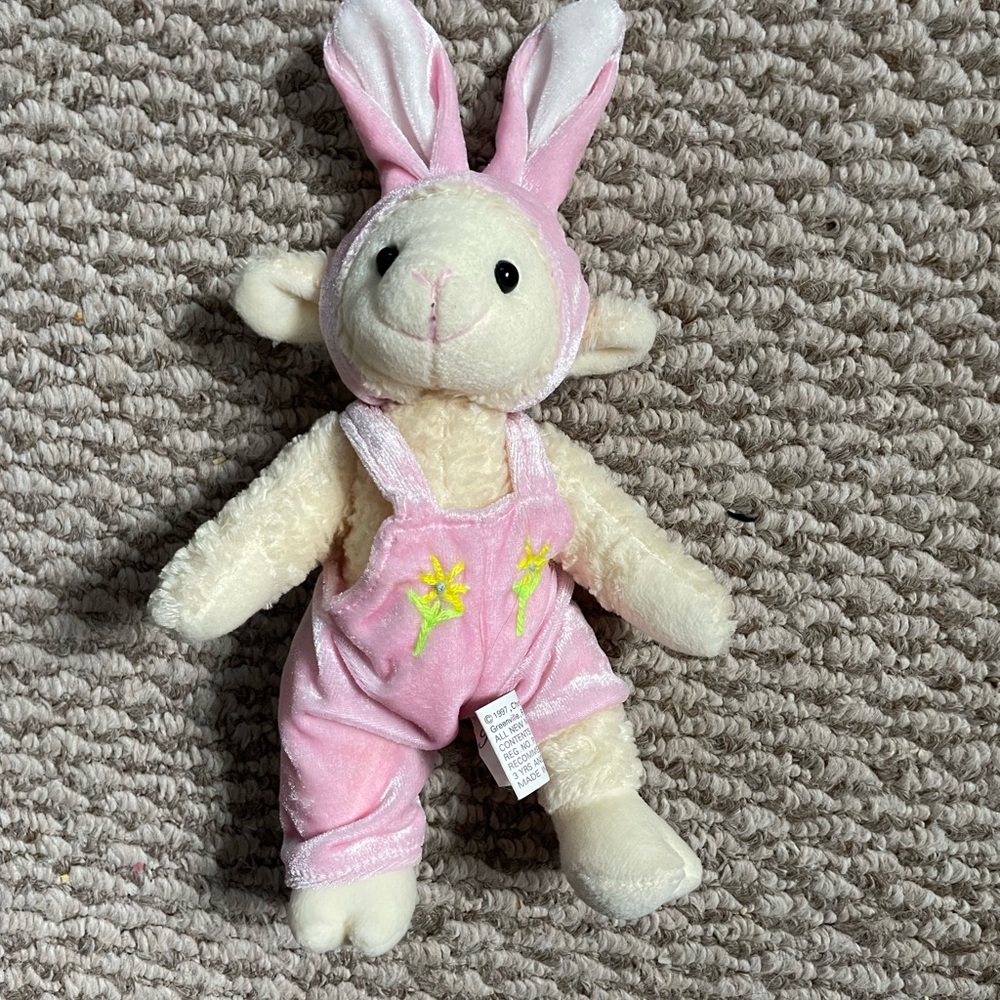 1997 Adorable Bunny Lamb Plush Toy